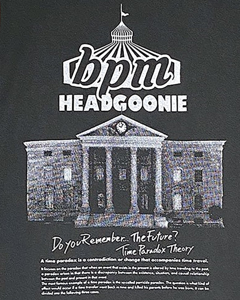 bpm × HEADGOONIE WネームT -CLOCK TOWER-