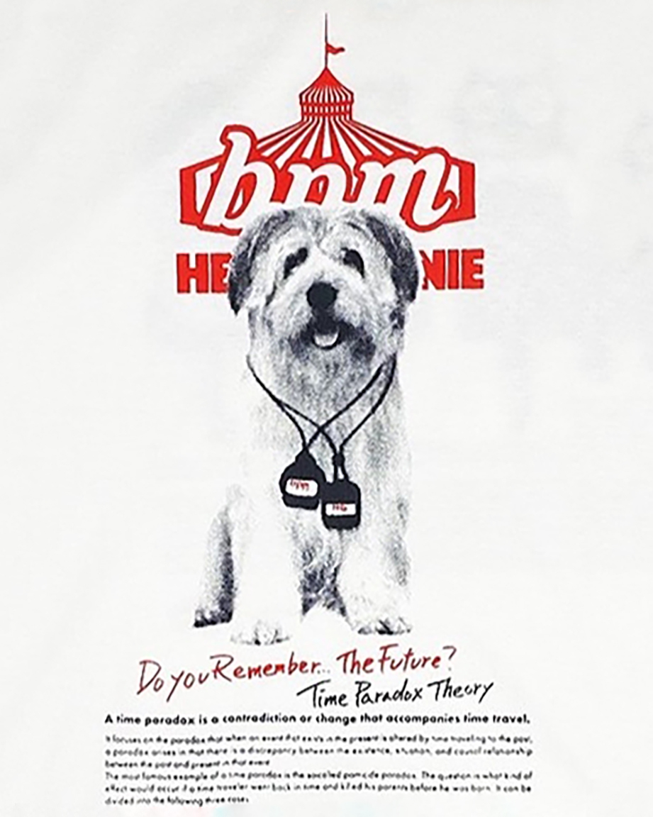 bpm × HEADGOONIE WネームT  - STOPWATCH DOG -